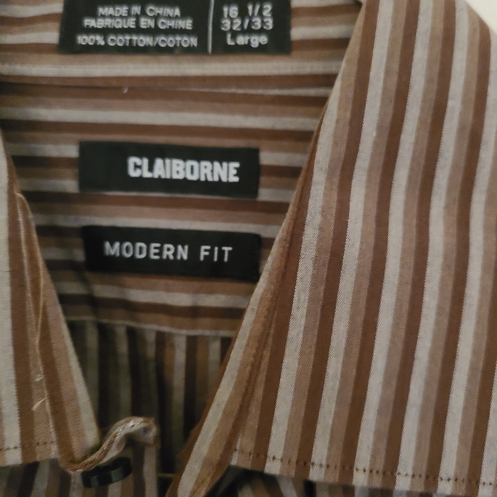 Claiborne men's longsleeve 16 1/2 , new no tags
